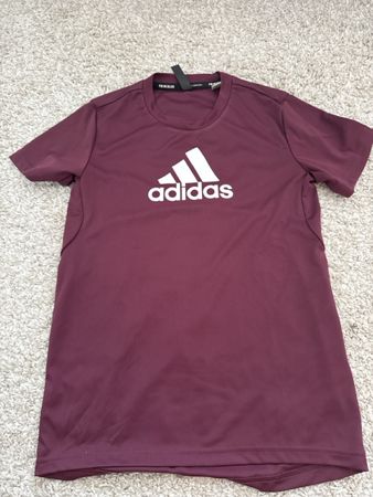 Adidas T-Shirt Damen dunkelrot