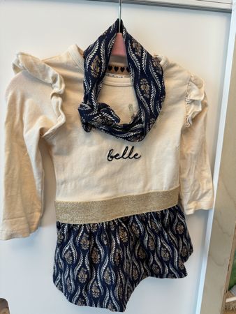 Babykleid mit Leggins & Haarband, 62, Dirkje, NEU!