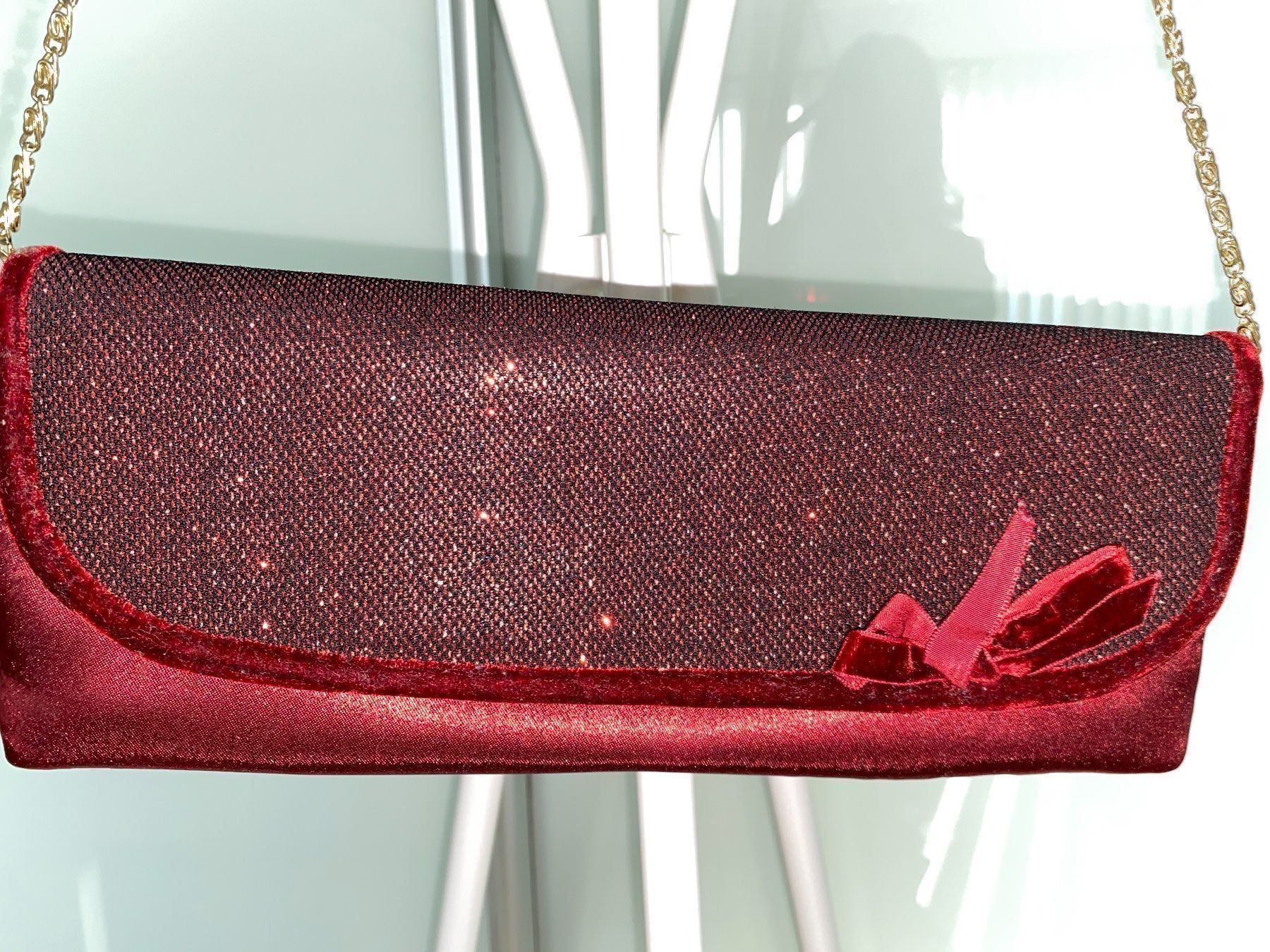 Borse da donna: Clutch rot passend zu festlichen Kleider – Usato da Oberrohrdorf venduto da Desteny1