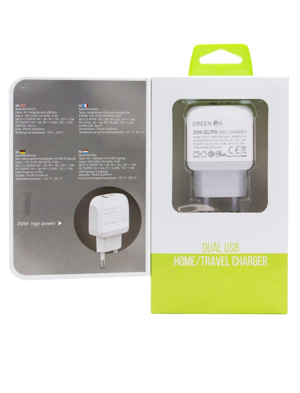 Caricabatterie: (20W) USB / USB C Fast Charge Ladegerät Power – Nuovo e nell'imballaggio originale da Luzern venduto da Waince786