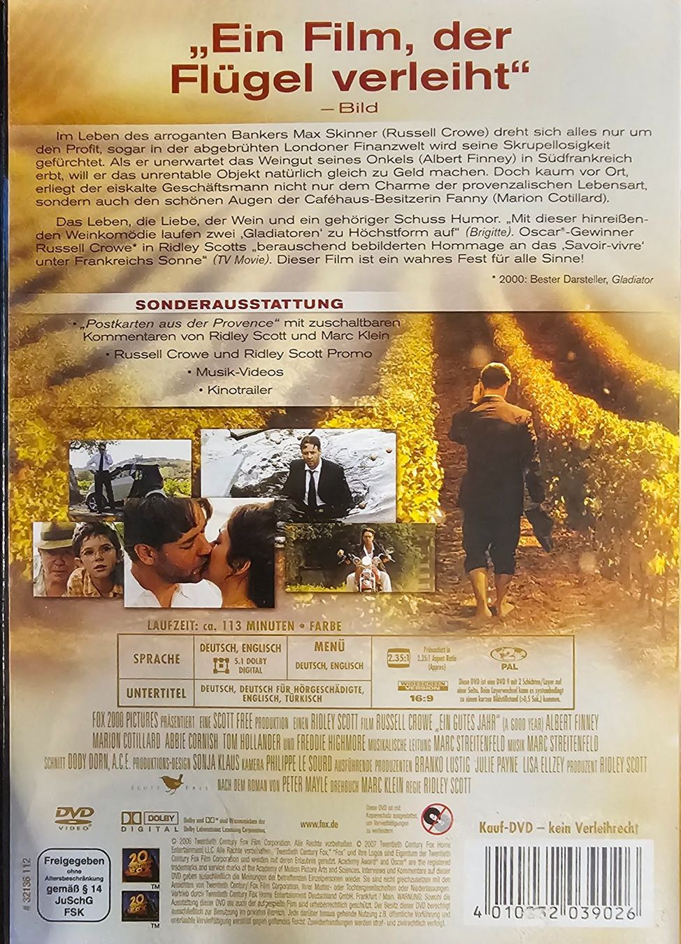 Tutti i DVDs: Ein gutes Jahr – Usato da Wahlen b. Laufen venduto da Cg10 1