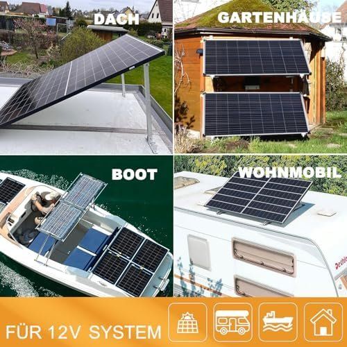 Dispositivi a energia solare: solar 100W 12V Monokristallines Solarmodul PERC 9BB Boot – Nuovo e nell'imballaggio originale da Hundwil venduto da pak_b5sl 4