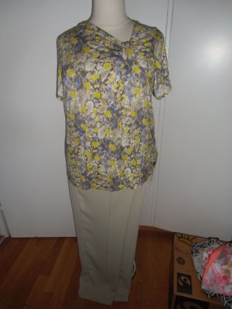 T-shirt jaune/bleu T. 48, 50 et 52
