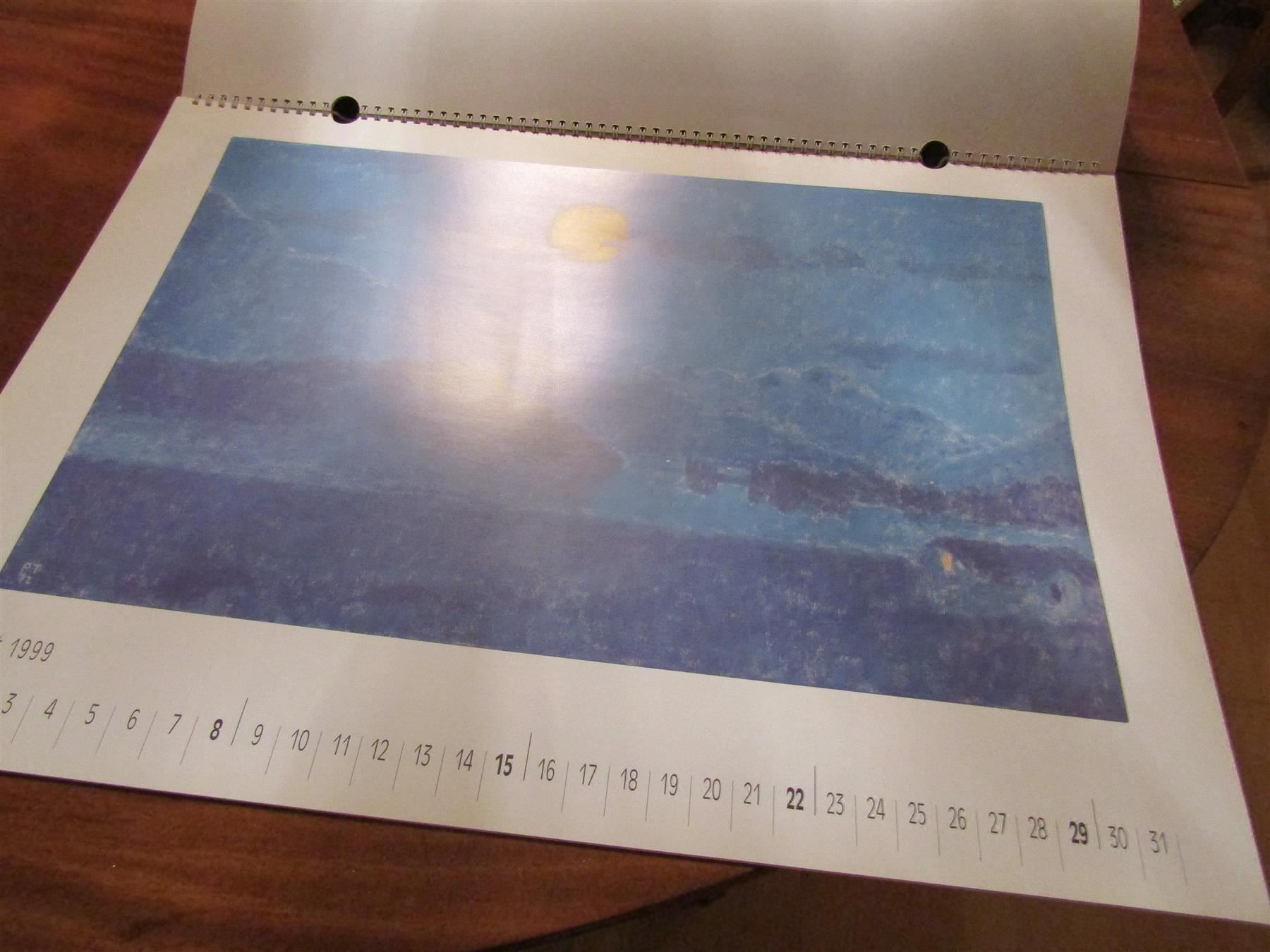 Calendari: Kunst-Kalender 1999 Peter Thalmann                   (Nr.02) – Usato da Herzogenbuchsee venduto da Winigo 3