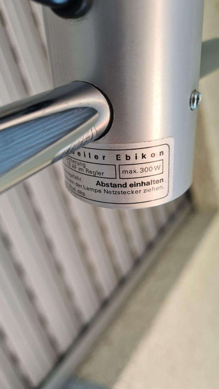 Baltensweiler Lampade: Baltensweiler Ebikon Designer Tischleuchte – Usato da Gattikon venduto da astra24 4