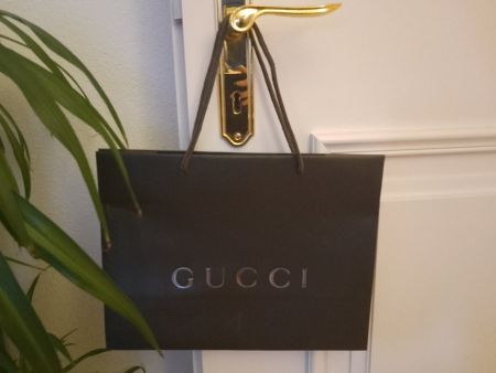 Elegante Gucci Papiertasche Papiertragetasche Luxus 🛍️ TOP!