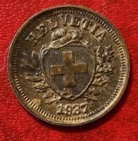 1 RAPPEN JAHR 1937 - SCHWEIZ