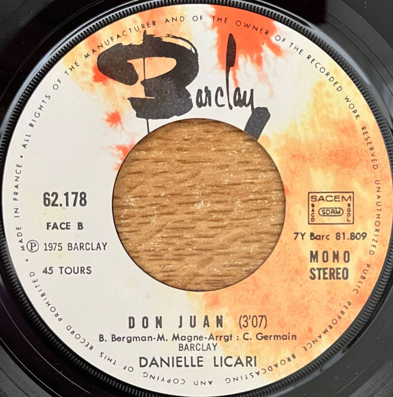 Dischi in vinile: DANIELLE LICARI - HISTOIRE D'O – Usato da Bussigny venduto da vinyl-pas-cher 3