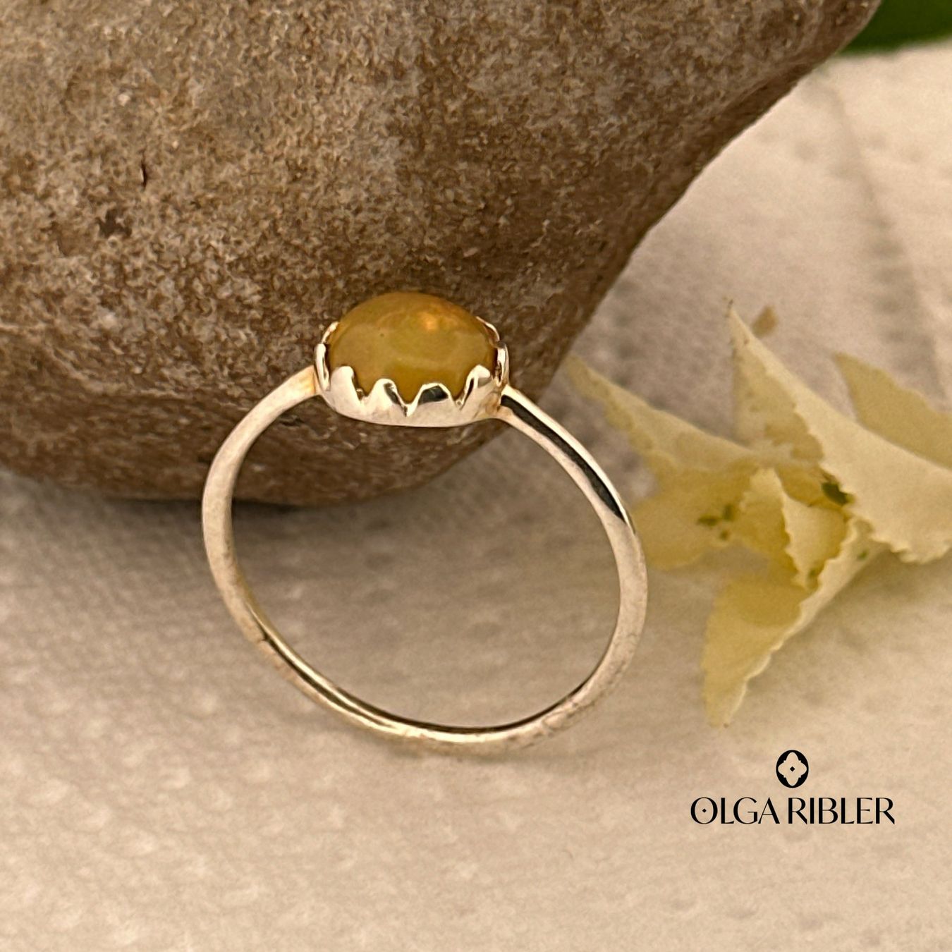 Olga Ribler Anelli: Unikate Opal Ring  -  Sterling Silber 925 – Nuovo (secondo la descrizione) da Luzern venduto da Schmuckoutlet 1