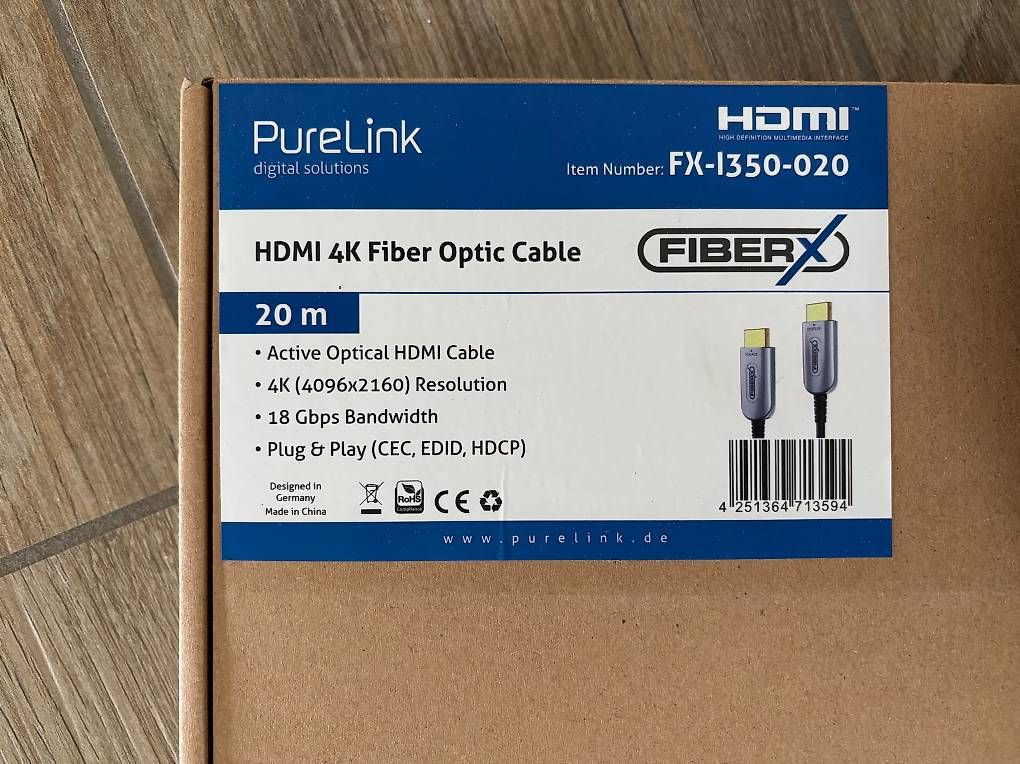 Cavi: HDMI Kabel 20 Meter (Fibre) – Usato da Rubigen venduto da mi8kue 1