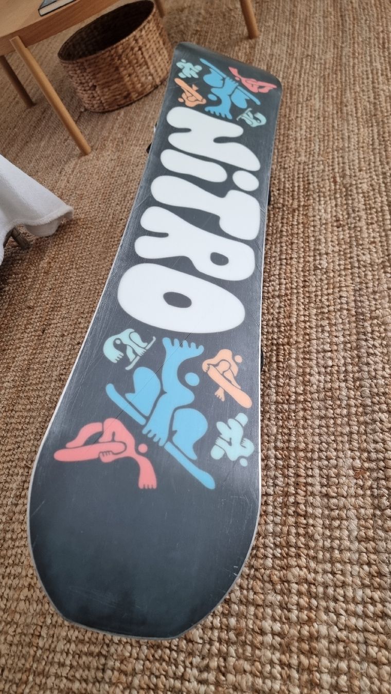 Snowboard Nitro Boards: Nitro Snowboard mit Burton Bindung – Gebraucht aus Buttwil von Corason2 6
