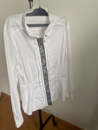 Weisses Designer-Hemd, Gr. 44, Top Zustand !