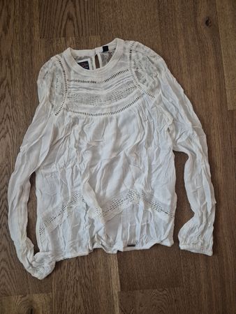 superdry frauenbluse Gr.M weiss