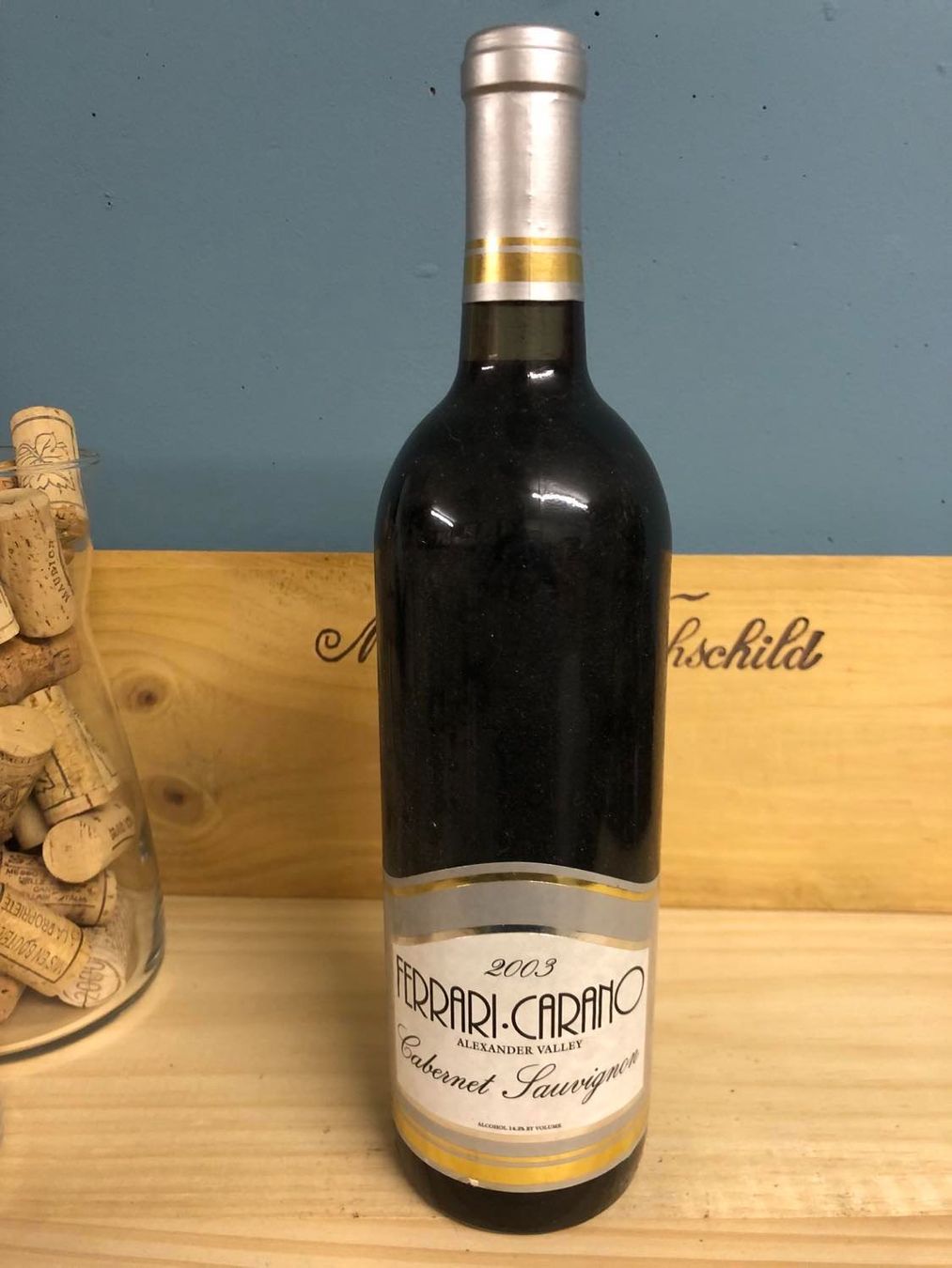 Vino: 2003  CABERNET SAUVIGNON FERRARI-CARANO – Nuovo e nell'imballaggio originale da Münchenstein venduto da weinundspirituosen 1