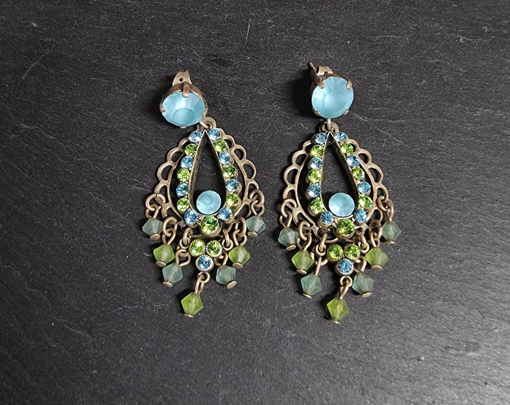 Ohrringe & -stecker: Boucles d'oreilles en laiton vintage – Gebraucht aus Veyrier von Leilazizou 1