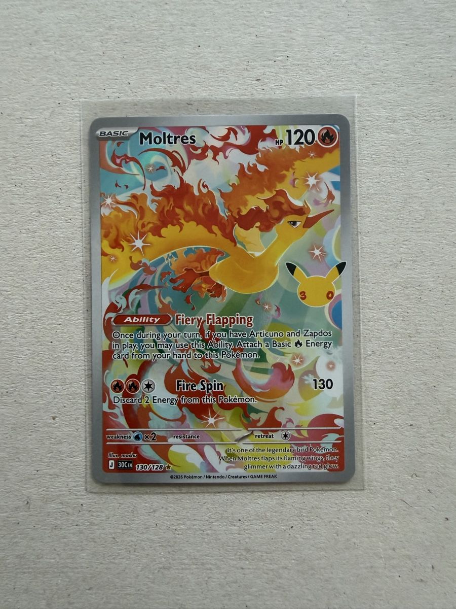 Pokémon Carte collezionabili: Moltres Pokemon 30th Celebration – Nuovo (secondo la descrizione) da Näfels venduto da Faiden
