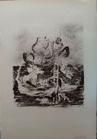Robert Wehrlin (1903-1964) Lithographie signiert