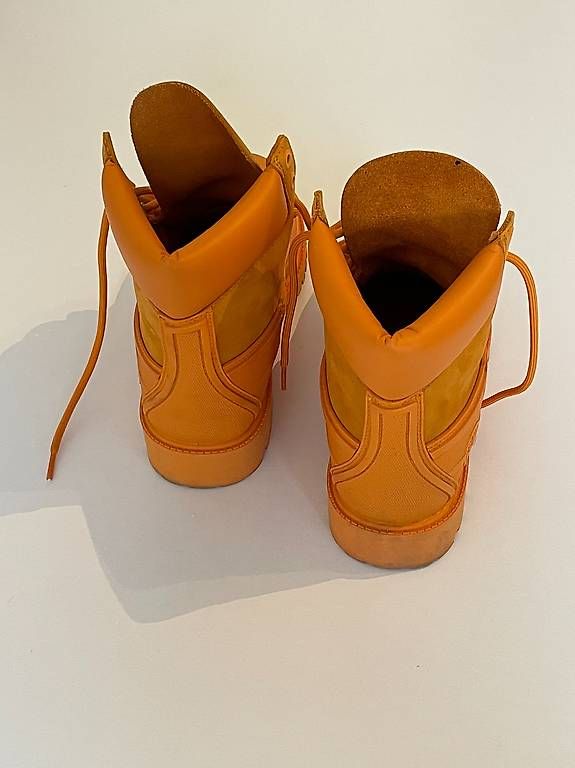 Scarpe da uomo: Timberland 6-Inch Premium - Chaussures Oranges – Usato da Gland venduto da Khazmur1 3