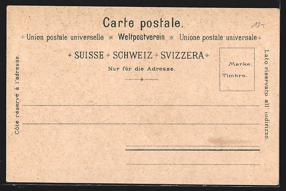 Cartoline postali: Litho Luzern, Totalansicht mit Bergpanor – Usato da Berlin venduto da bartko-reher 1