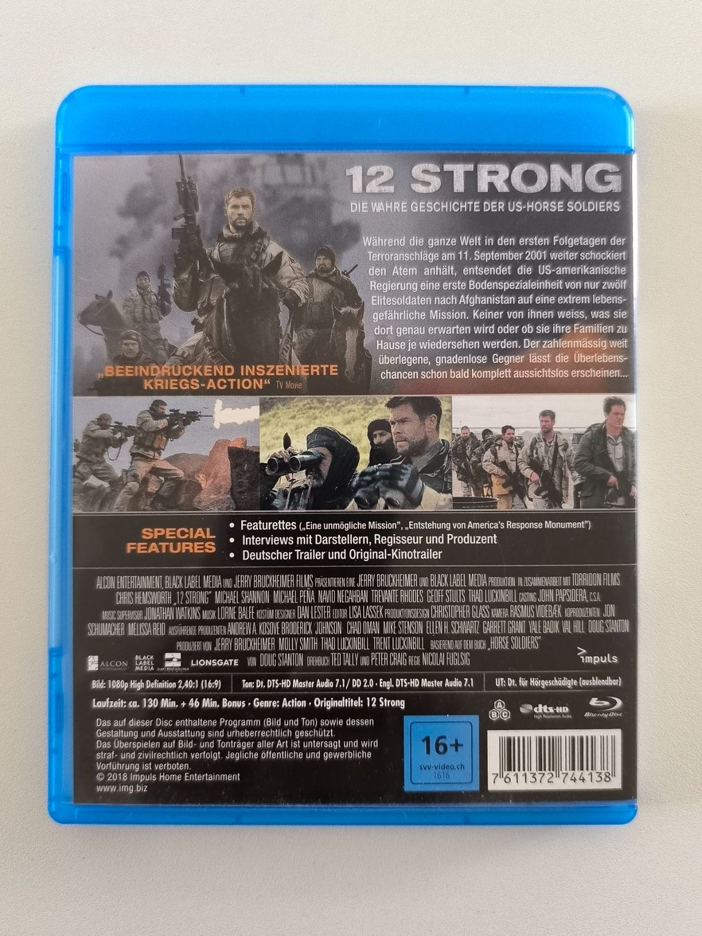 Tutti i DVDs: Blu-ray / 12 Strong - Chris Hemsworth – Usato da Muttenz venduto da hak_dsk9 1