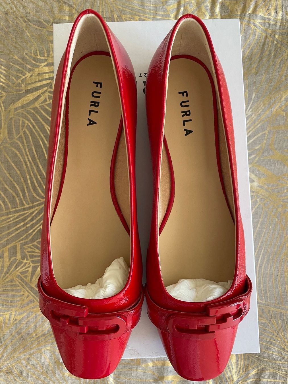 Furla Scarpe da donna: Furla Ballerina Chain Ruby 40, NEW – Nuovo e nell'imballaggio originale da Montagnola venduto da eva_gm6j 2