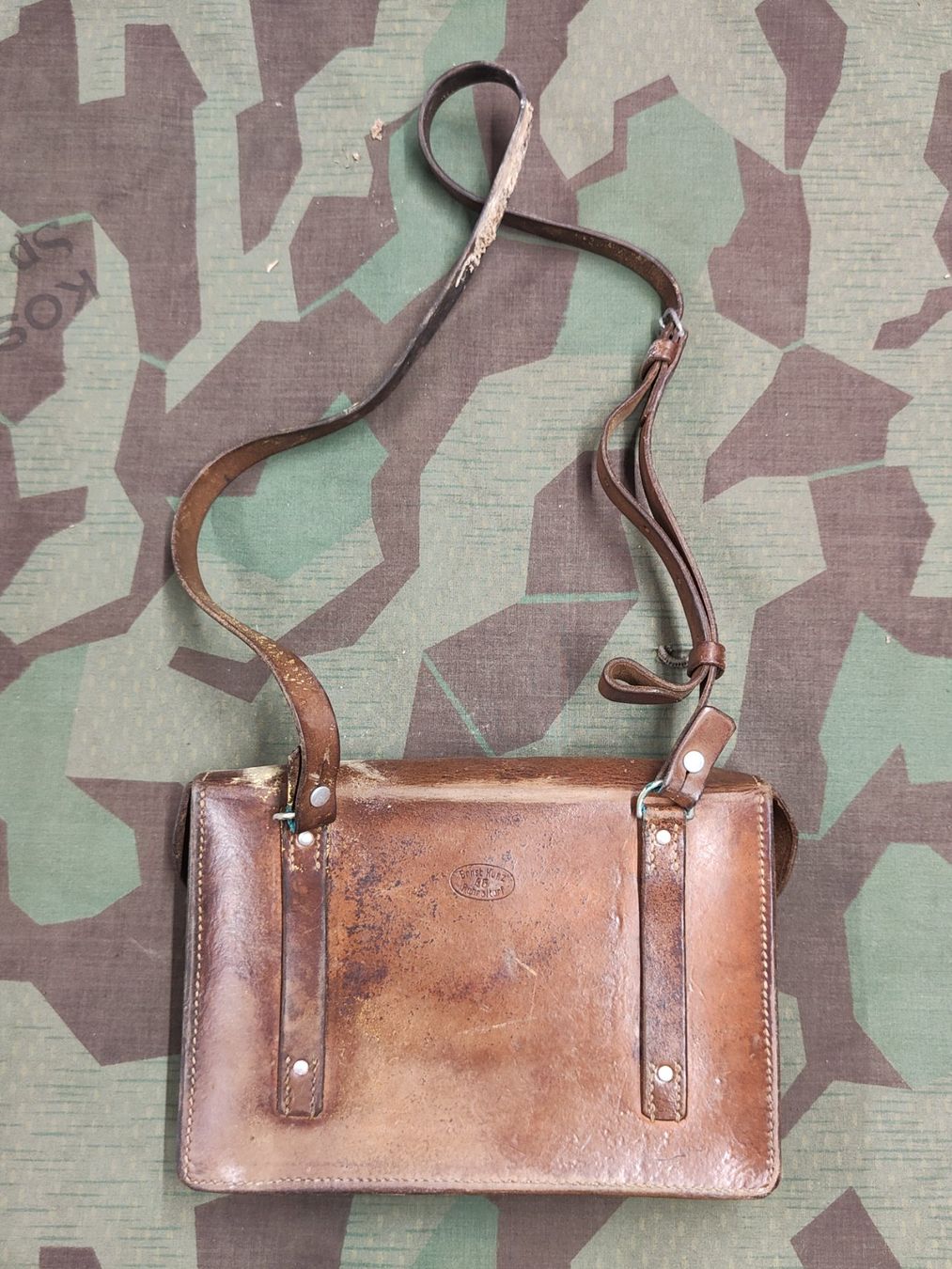 Schweizer Armee Uniformi: Schriftentasche Ord. 1933 – Usato da Bauma venduto da SwissMilitaria 3