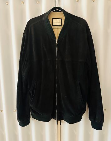 Christian Berg / Jacke Zip Fly Black Bomber Gr. Large
