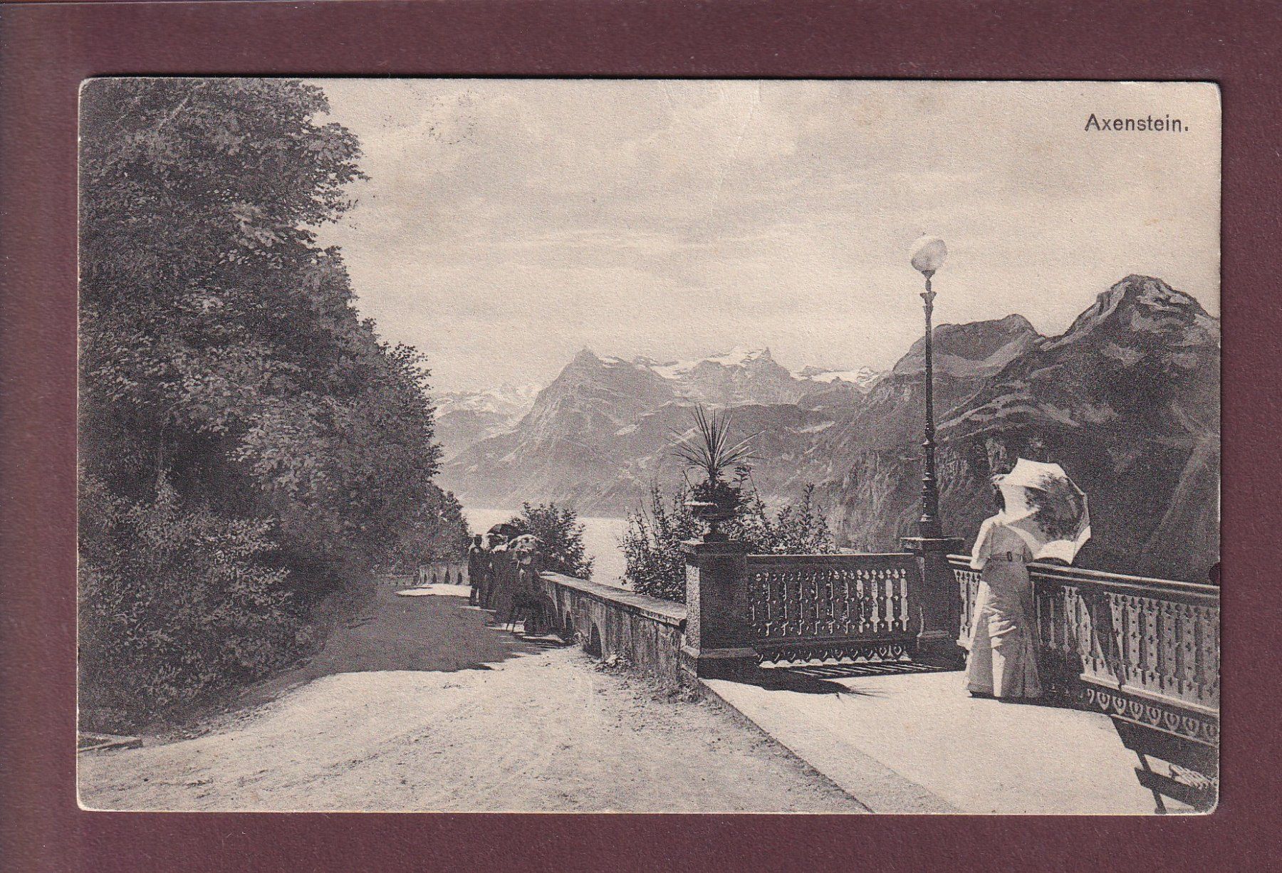 Ansichtskarten: AXENSTEIN - 1911 // Falte // – Gebraucht aus Pully von nicecards