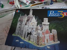 3D Puzzle Schloss Neuschwanstein MB Puzz3D Castello Alpino