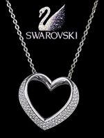 SWAROVSKI KETTE HERZ HINGUCKERTRAUM MEGA SILBER