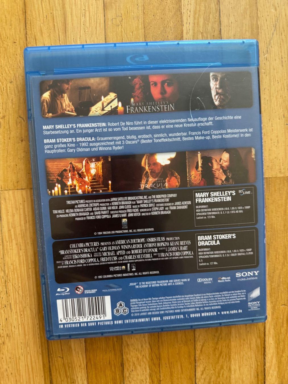Tutti i DVDs: FRANKENSTEIN/DRACULA. (2 BLU-RAY) – Usato da Basel venduto da san_2qlq 1