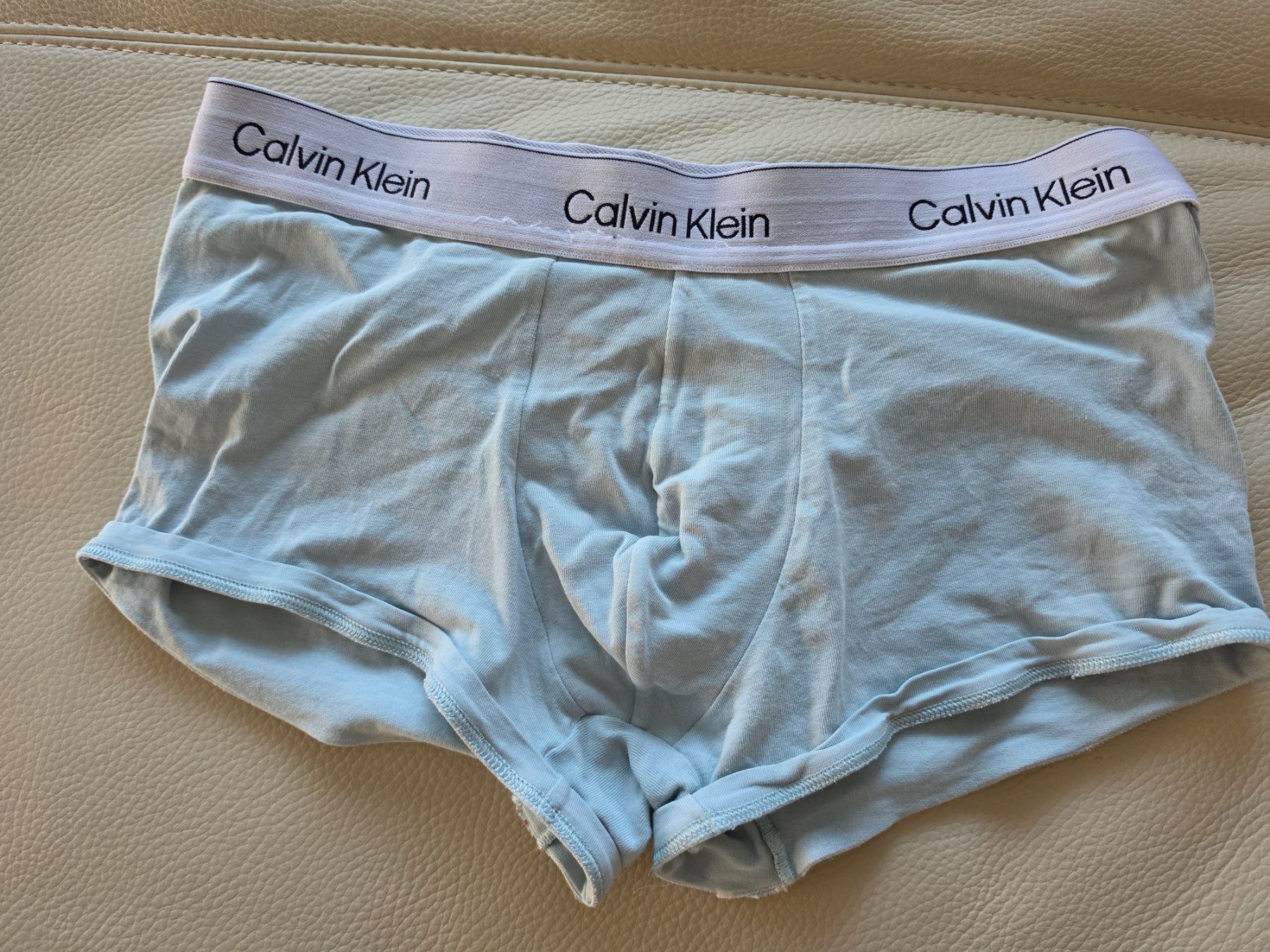 Calvin Klein Unterwäsche: Calvin Klein Unterhose türkis/hellblau Gr. M – Gebraucht aus Willisau von dor_xp9g