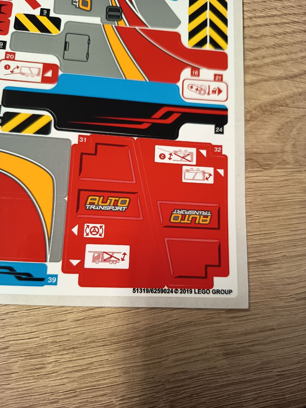 Lego Kit di costruzioni: Lego Technic ® 42098 sticker, Aufkleber – Nuovo (secondo la descrizione) da Frauenfeld venduto da sveno666 1