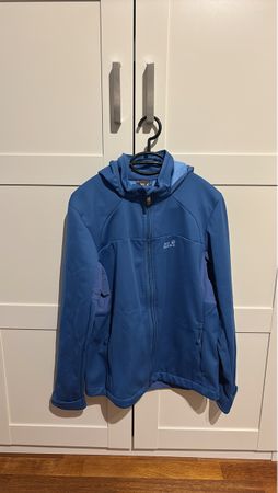Wolfskin Softshelljacke blau Grösse L gebraucht
