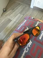 Lunettes de soleil Ray-Ban Wayfarer noir verre orange occasi