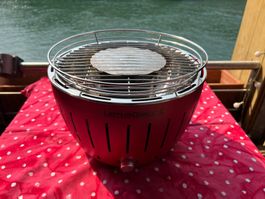 LOTUSGRILL G280 Feuerrot original - wenig gebraucht