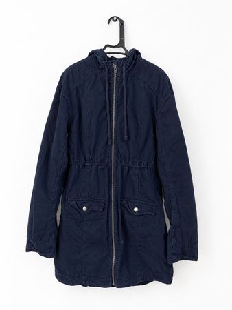 Hollister Parka in Marineblau, Größe S  