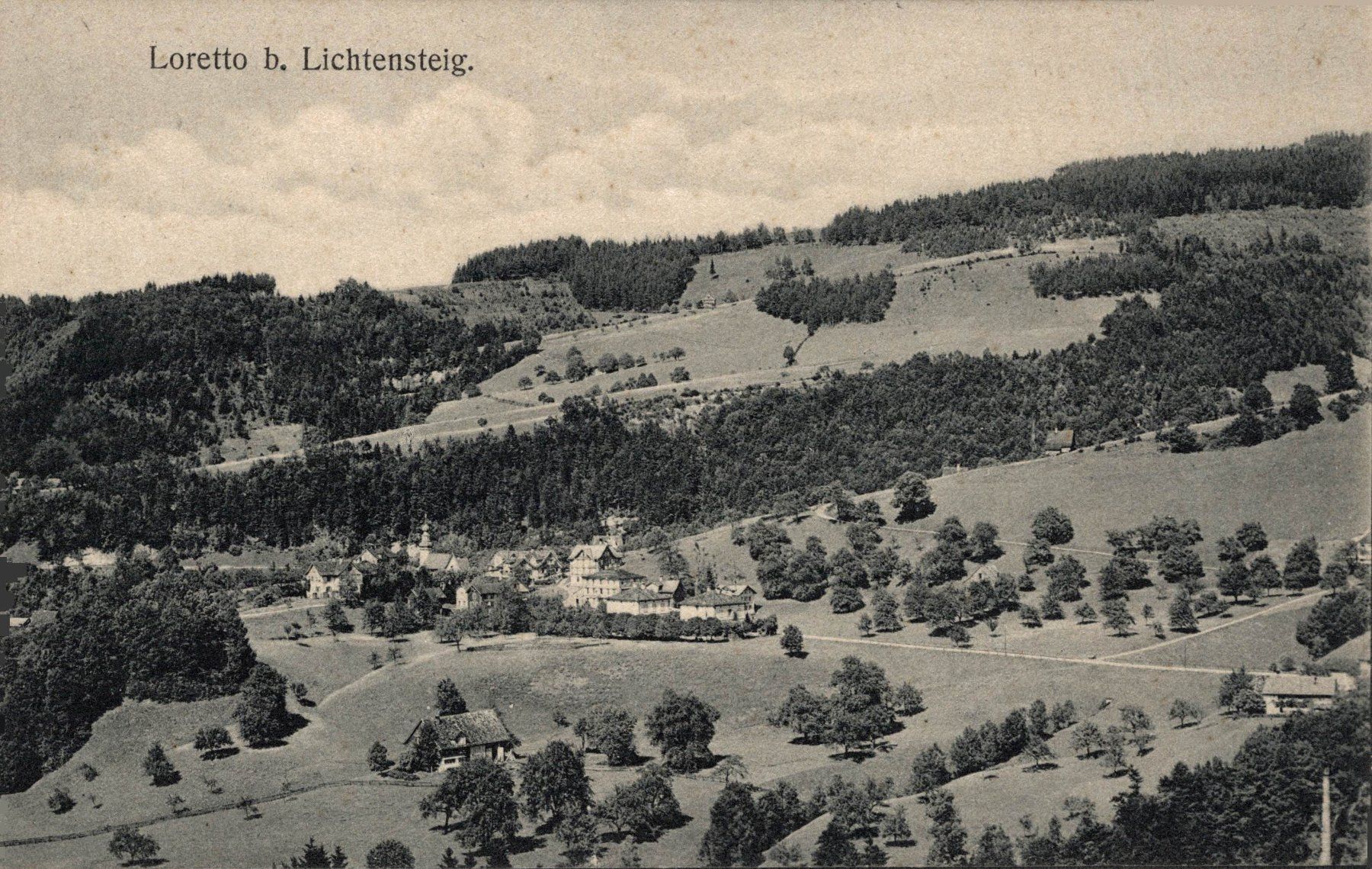 Ansichtskarten: Loretto bei Lichtensteig – Gebraucht aus Bronschhofen von Astore