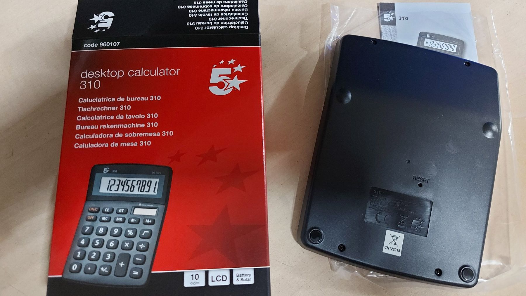 Calcolatrici tascabili: Taschenrechner Desktop Calculator 310 – Nuovo (secondo la descrizione) da Schönengrund venduto da nae_8cty 2