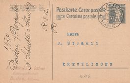 7 1/2 Rp. GS-Pk Zu. Nr. 68Z (waagrecht gezähnt)