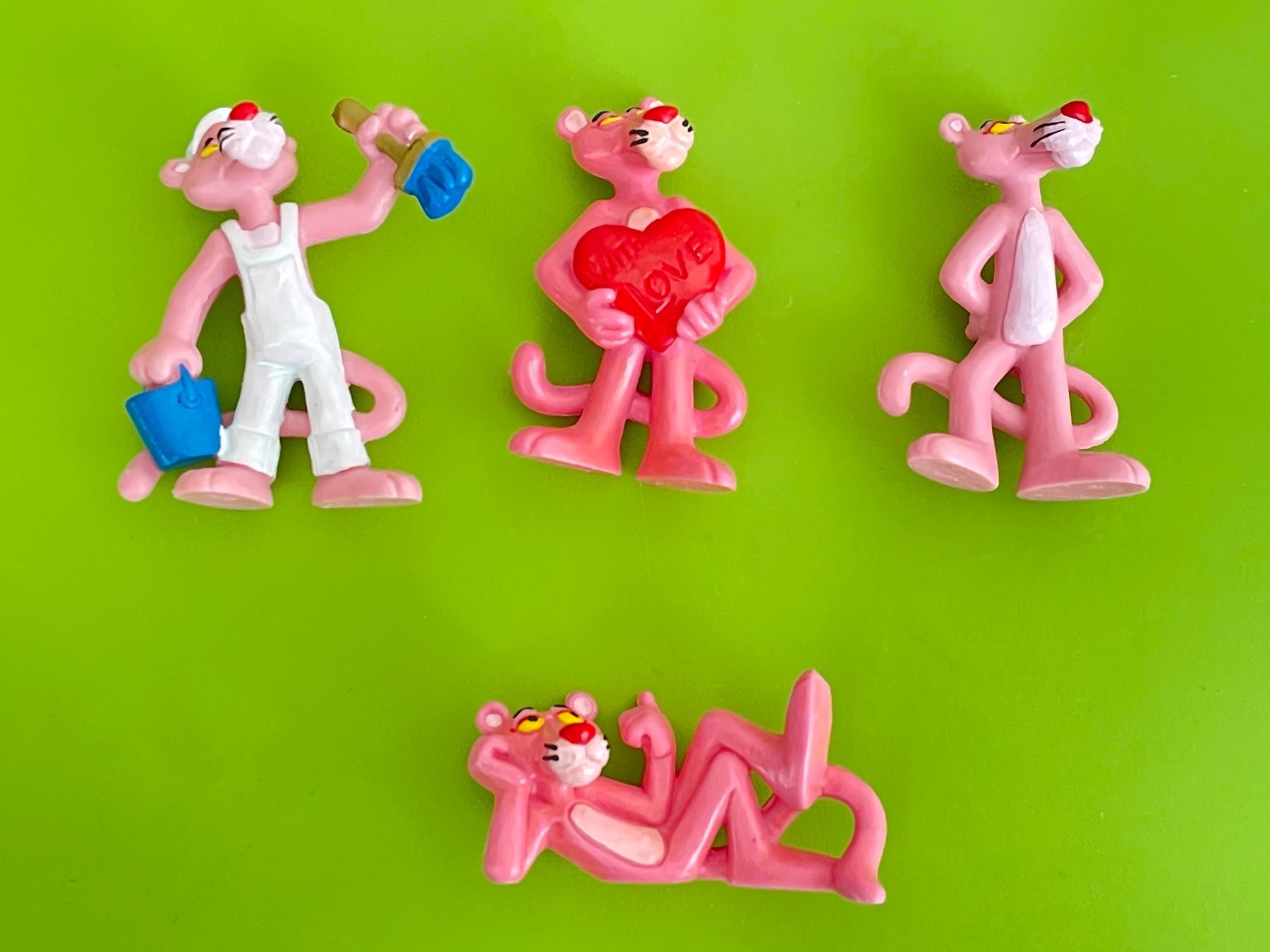 Bullyland Statuette: 4x Paulchen Panther Pink Panther Comic Figur 1983 Bully – Usato da Gossau SG venduto da entwederoder 3