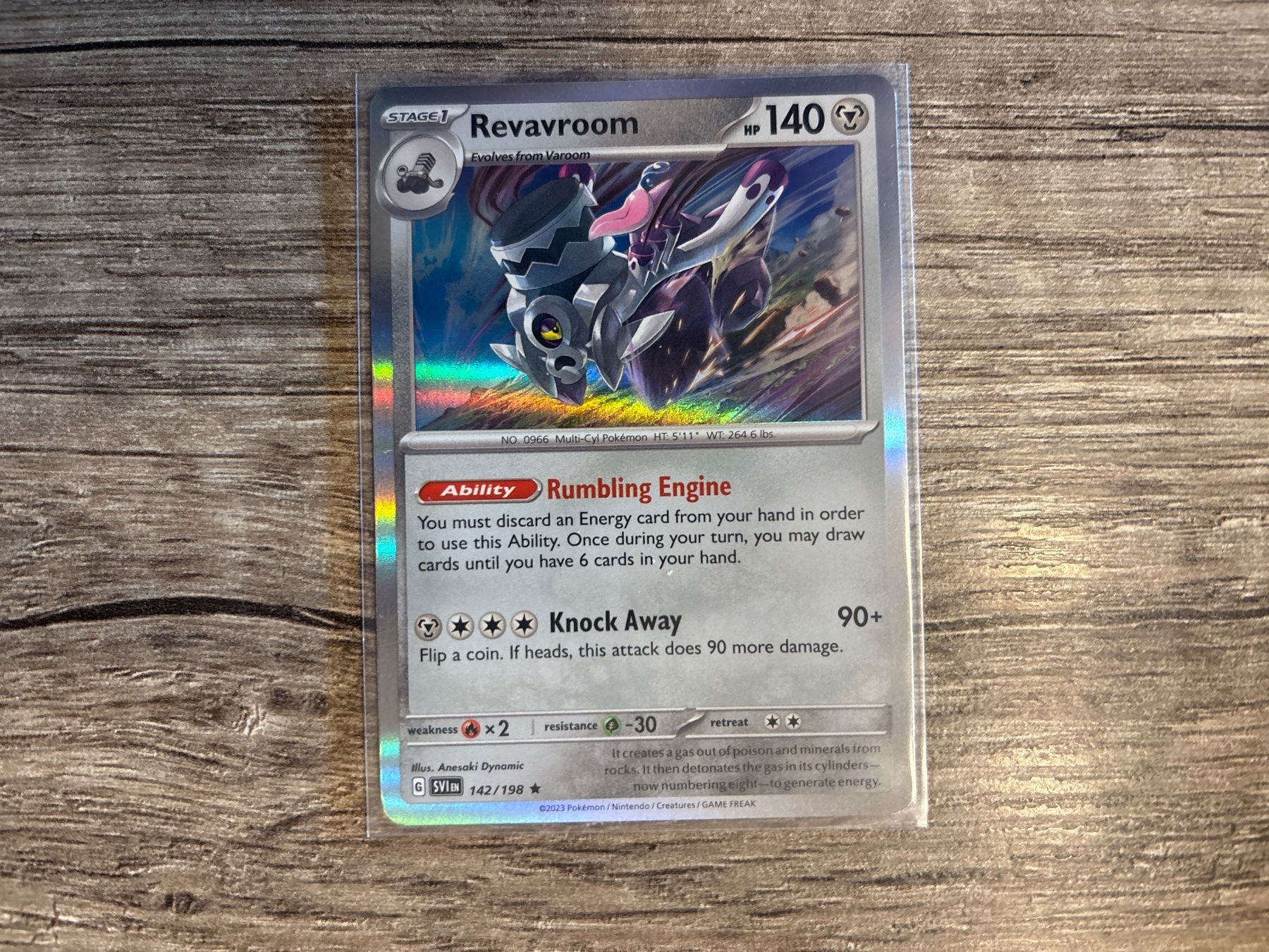 Pokémon Carte collezionabili: Revavroom SVI EN NM – Nuovo (secondo la descrizione) da Frutigen venduto da swissTCGworld