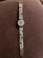 Swatch Uhr Kids - läuft - Band rissig Sammler Batterie neu
