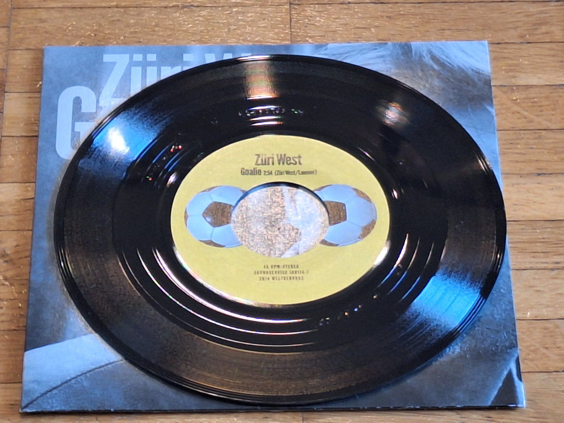 Schallplatten: Züri West, Goalie - 7" Single CH 2014 – Neu (gemäss Beschreibung) aus Oberentfelden von Musicud 2