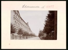 Fotografie Elsterwerda, Häuserpartie in