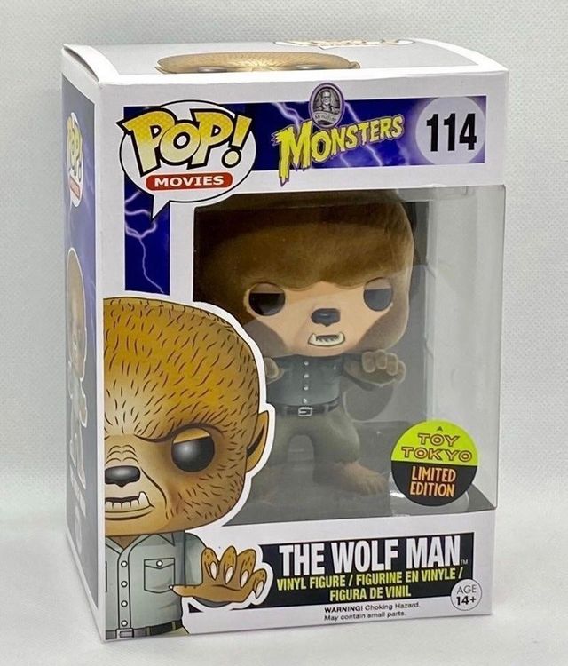 Funko Pop! Wolf Man (flocked) #114, Toy Tokyo Exclusive | Kaufen auf ...