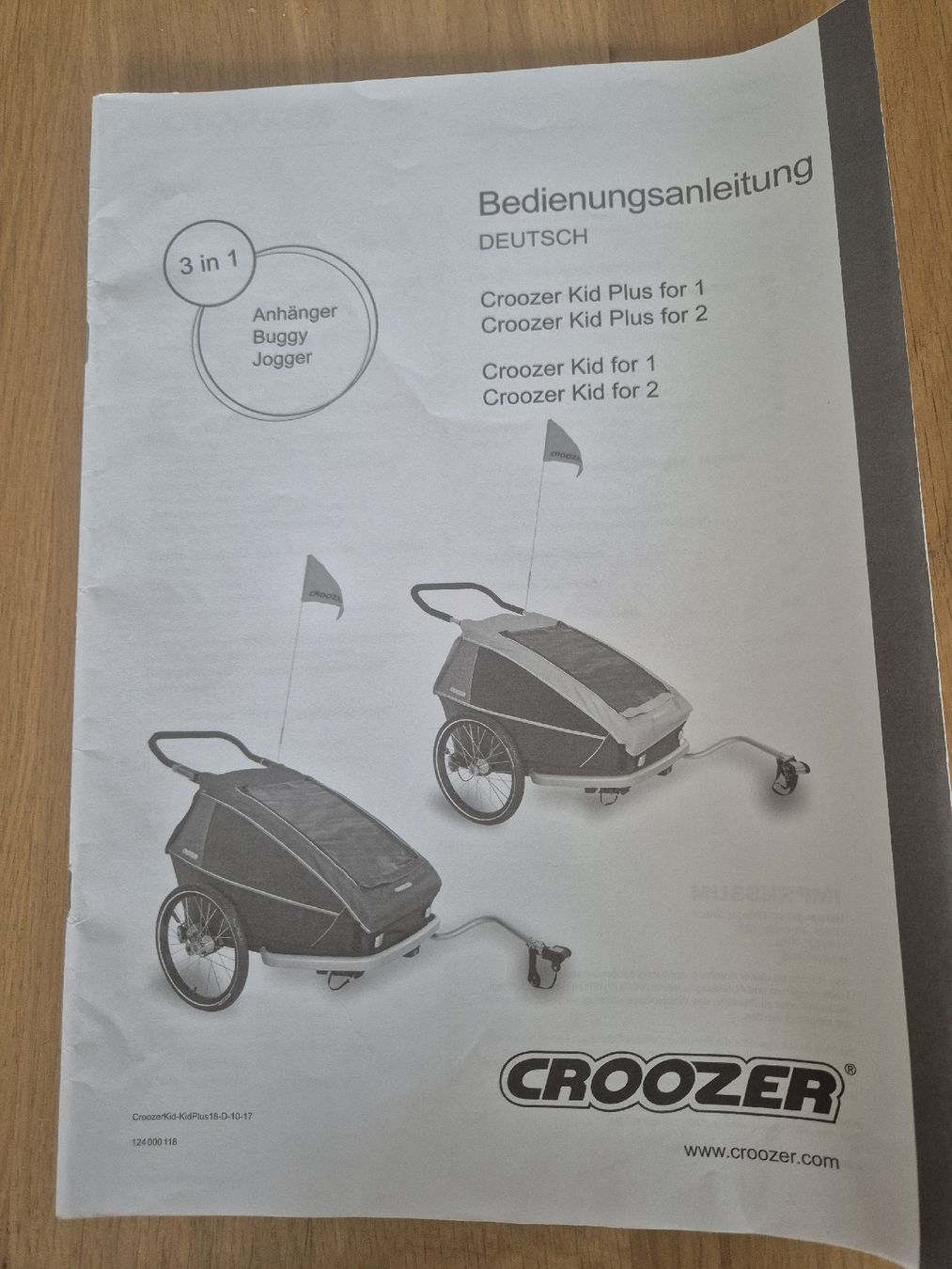 Croozer Rimorchi: Veloanhänger Croozer Kid plus for 2 – Nuovo (secondo la descrizione) da Eschenbach SG venduto da Mazol 9