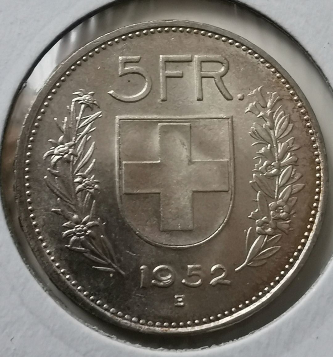 Tutti le monete: 5 Franken 1952 Top Silber – Usato da Zürich venduto da turbopuz