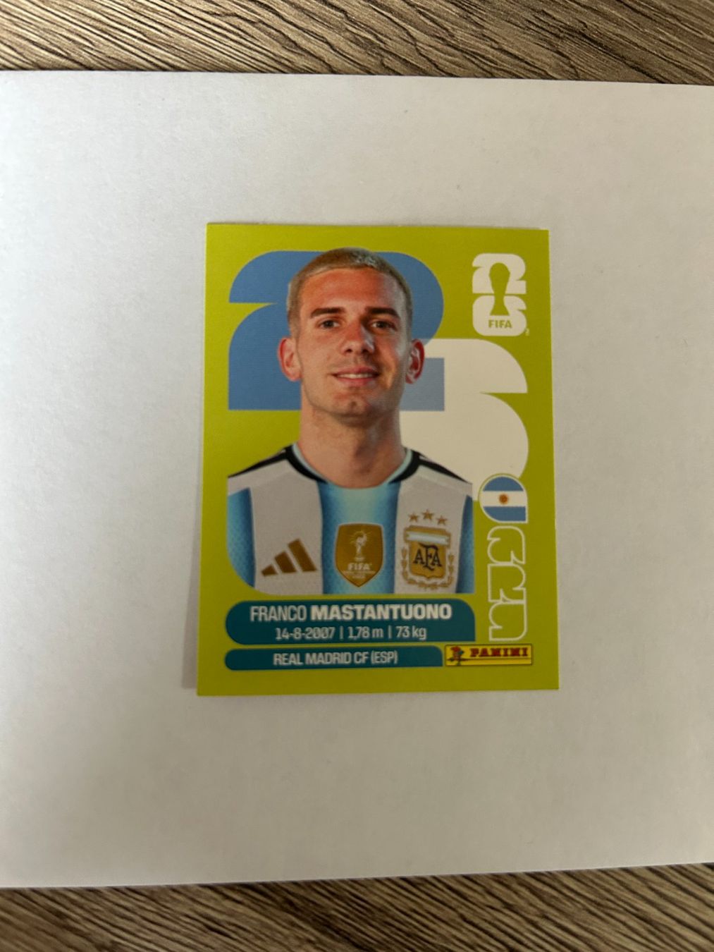 Panini Carte collezionabili: Panini FIFA World Cup 2026 - ARG 15 – Usato da Zumikon venduto da meter03