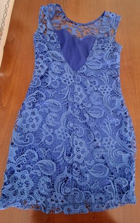 Dainty Spitzenkleid, blau, Grösse S, ideal für den Sommer!